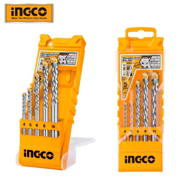 INGCO ชุดดอกสว่านเจาะปู 5ชิ้น AKD3051