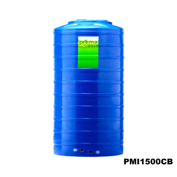 ถังเก็บน้ำบนดิน PREMA สีฟ้า 1500ลิตร