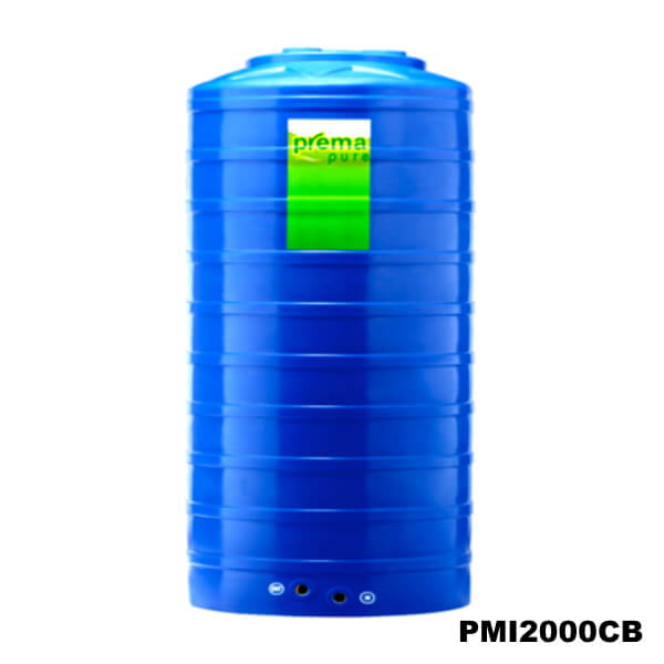 ถังเก็บน้ำบนดิน PREMA สีฟ้า 2000ลิตร