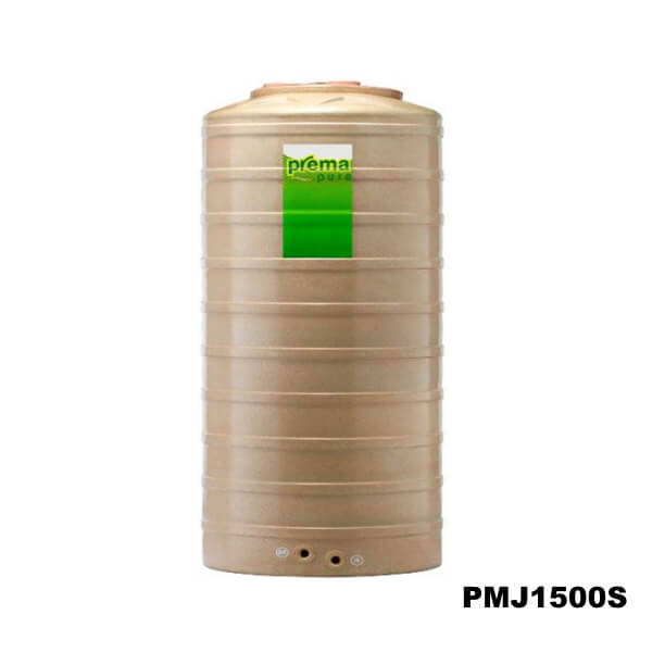 ถังเก็บน้ำบนดิน PREMA สีแซนด์สโตน 1500ลิตร