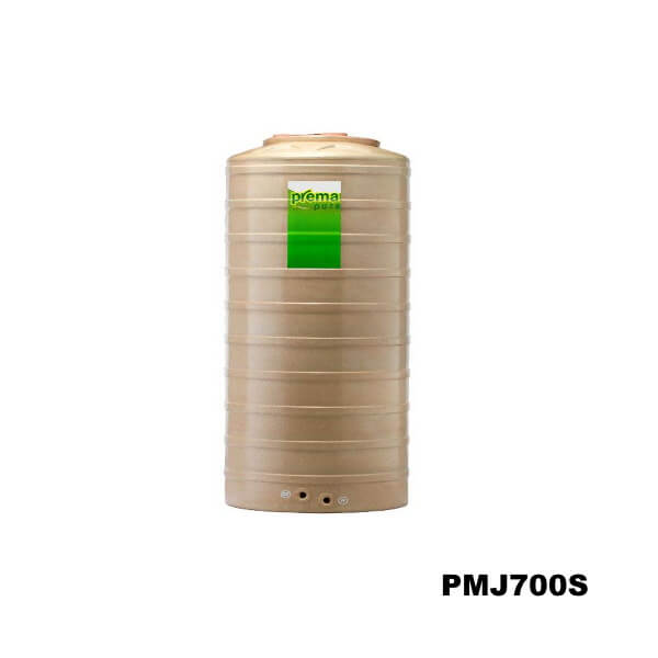 ถังเก็บน้ำบนดิน PREMA สีแซนด์สโตน 700ลิตร