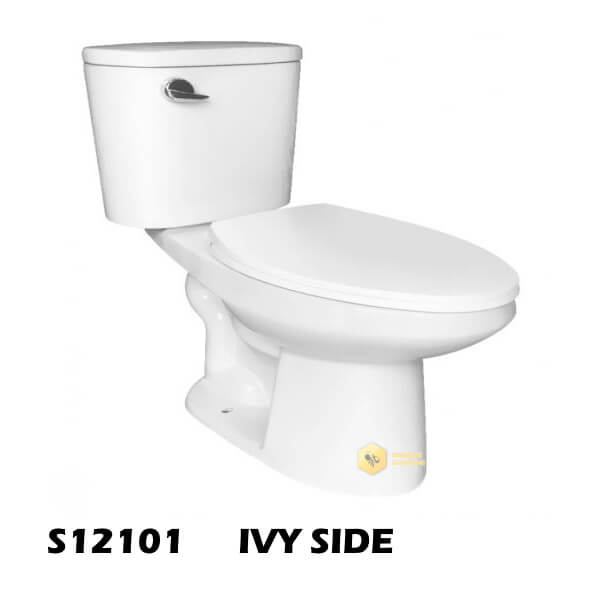 สุขภัณฑ์ 2PC IVY SIDE(SOFT)6L(BOWL+TANK)