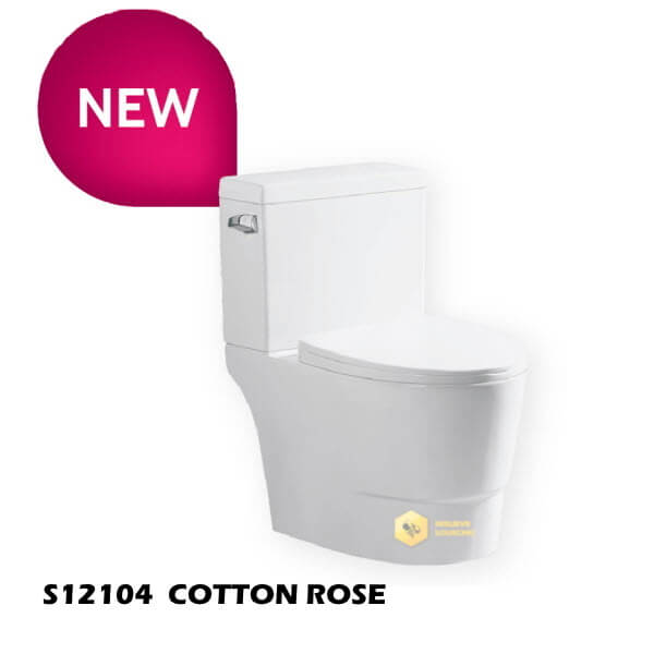 สุขภัณฑ์สองชิ้น COTTON ROSE 6L SOSUCO