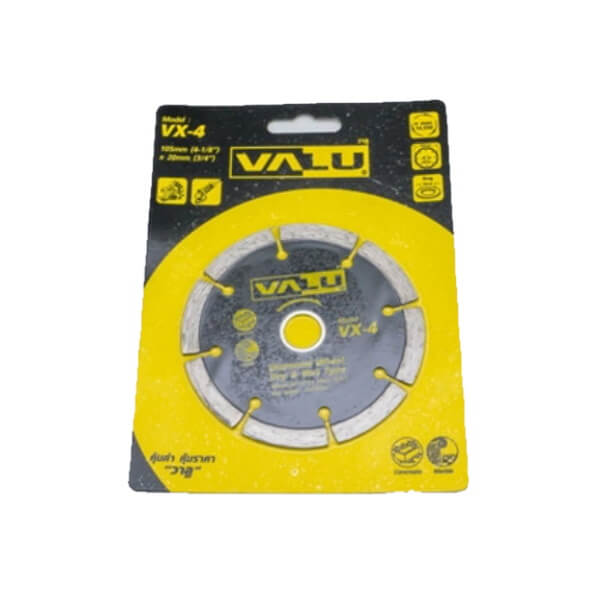 ใบเพชรตัดคอนกรีต หินอ่อน 4นิ้ว VALU VX-4