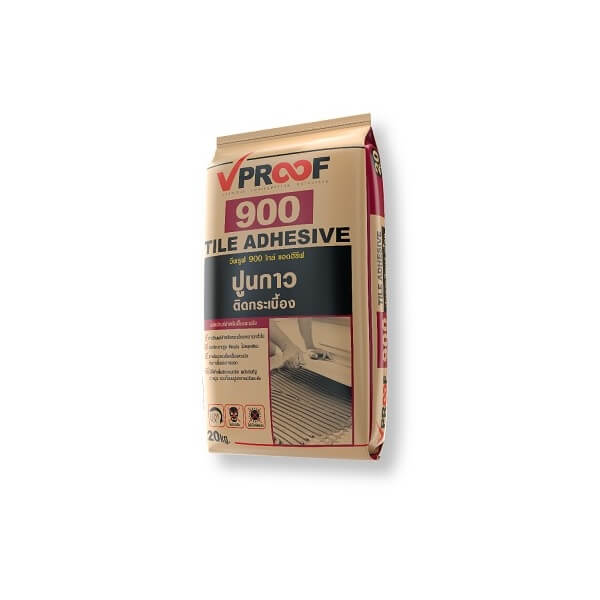 VPROOF 900 TILE ADHESIVE ปูนกาวซีเมนต์ 20กก.