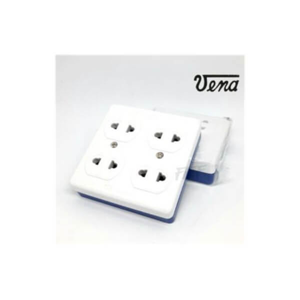 เต้ารับ 4ช่อง VENA PTK-1
