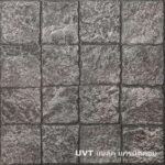 กระเบื้องปูพื้น UVT แบล็ค แกรนิค คอบ 40x40x3.5cm.