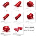 ครอบลอนคู่สีประกายมุก
