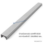 บัวผนังตกแต่ง เอสซีจี SG10 เซาะร่องดักน้ำ 10x300x5ซม.