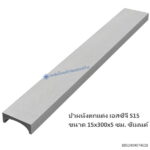 บัวผนังตกแต่ง เอสซีจี S15 15x300x5ซม. ซีเมนต์