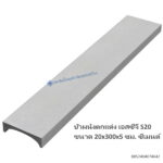 บัวผนังตกแต่ง เอสซีจี S20 20x300x5ซม. ซีเมนต์