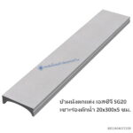 บัวผนังตกแต่ง เอสซีจี SG20 เซาะร่องดักน้ำ 20x300x5ซม.