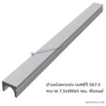 บัวผนังตกแต่ง เอสซีจี SG7.5 7.5x300x5ซม. ซีเมนต์