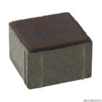 ศิลาเหลี่ยม 10X10X6ซม. สีน้ำตาลเข้ม (แพค)