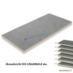 ซีเมนต์บอร์ด SCG 120x240x0.8ซม.