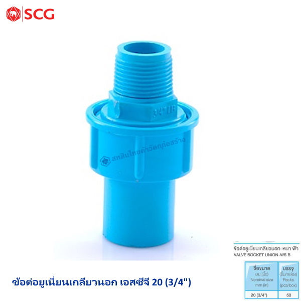 ข้อต่อยูเนี่ยนเกลียวนอก ตราช้าง