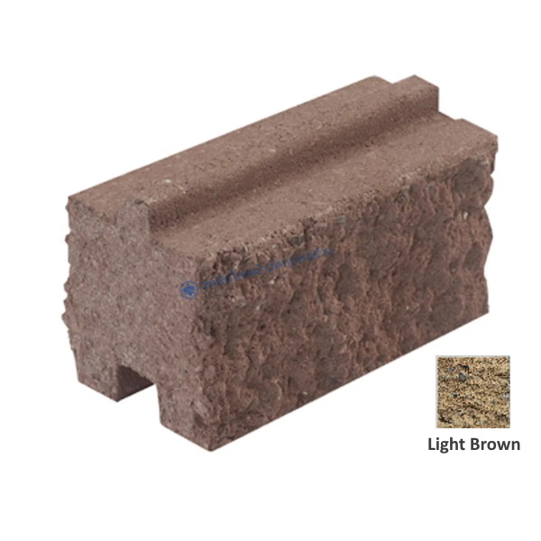 คาสเซิลสโตน ตัวก้อน 20x10x8ซม. ไลท์บราวน์