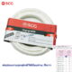 PVC ลูกฟูกร้อยสายสีขาว BS