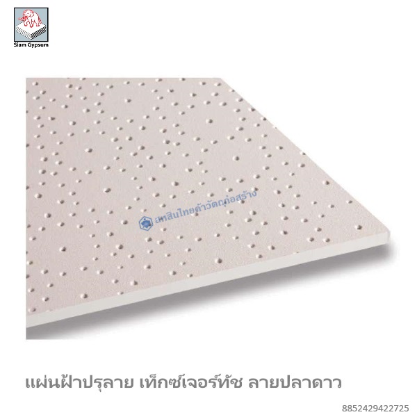 แผ่นฝ้าปรุลาย เท็กซ์เจอร์ทัช 600x600x9มม. ลายปลาดาว