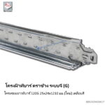โครงซอยยาวทีบาร์ 120G 25x24x1210มม. (ใหม่)เคลือบสี P50