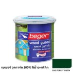 เบเยอร์ วูดการ์ด 100% สีน้ำอะคริลิก 9162 FOREST GREEN