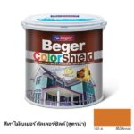 เบเยอร์ คัลเลอร์ชิลด์ สีทาไม้สูตรน้ำ ชนิดทึบแสง 102-6 สีไม้สักทอง