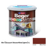 เบเยอร์ คัลเลอร์ชิลด์ สีทาไม้สูตรน้ำ ชนิดทึบแสง B-022สีไม้มะค่าโมง