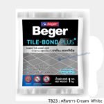กาวยาแนวเบเยอร์ ไทล์บอนด์ พลัส TB23 ครีมขาว